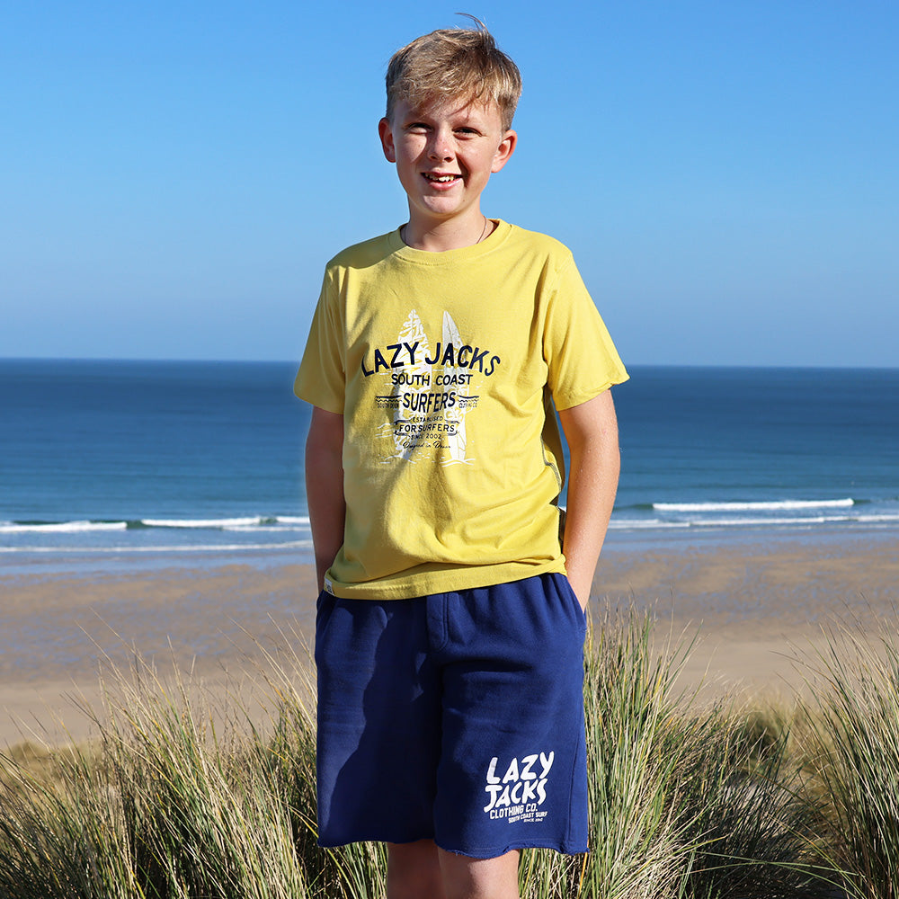 LJ15C - Boys Printed T-Shirt - Yellow