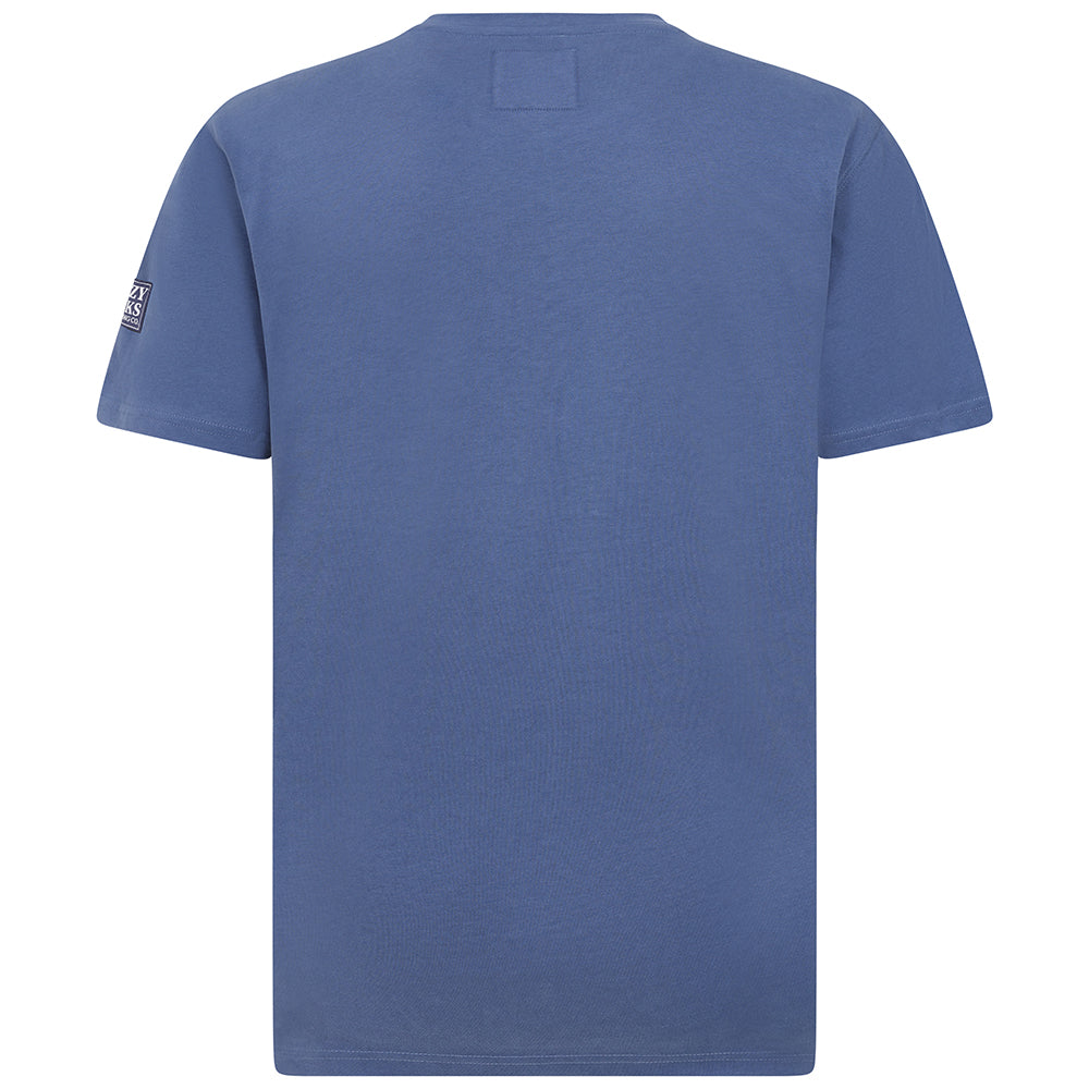 LJ15 - Men's Printed T-Shirt - Denim