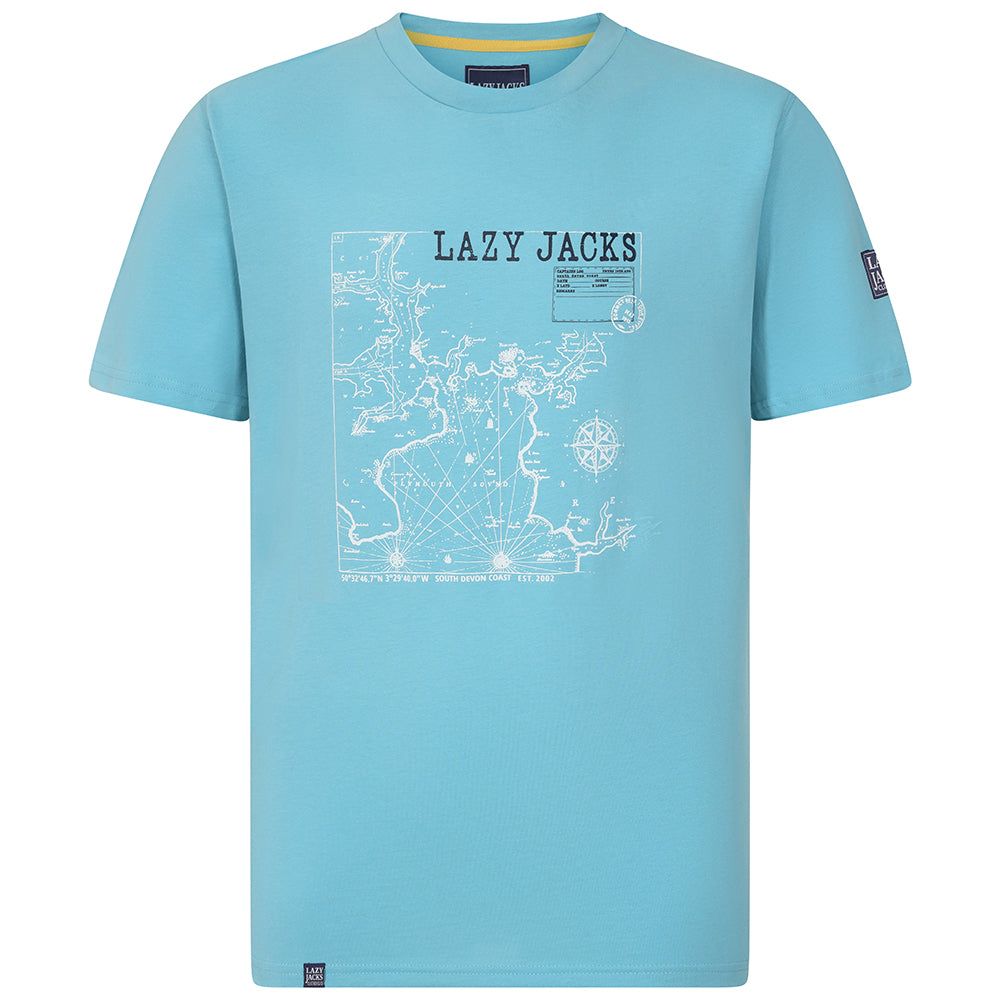 LJ15 - Men's Printed T-Shirt - Turquoise