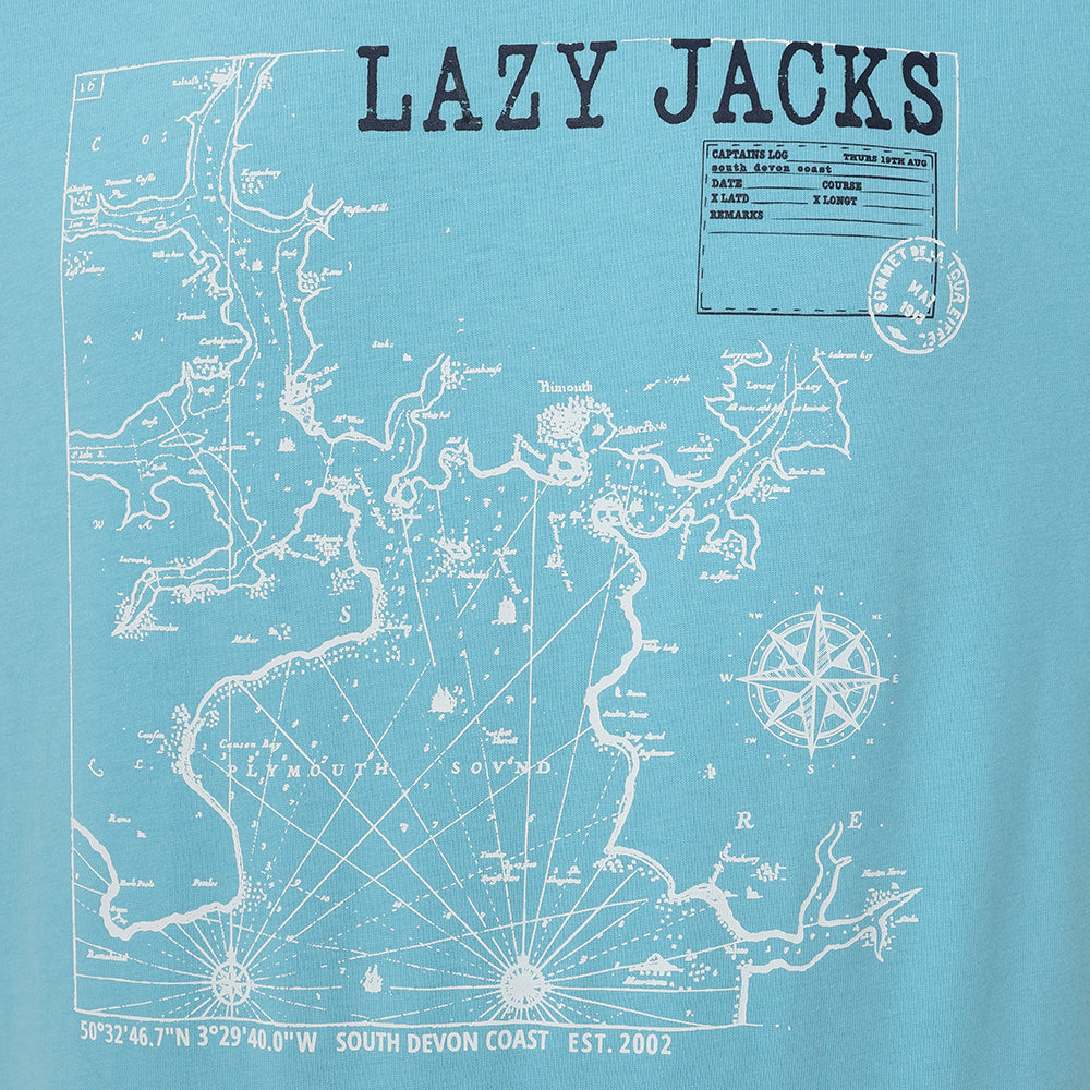 LJ15 - Men's Printed T-Shirt - Turquoise
