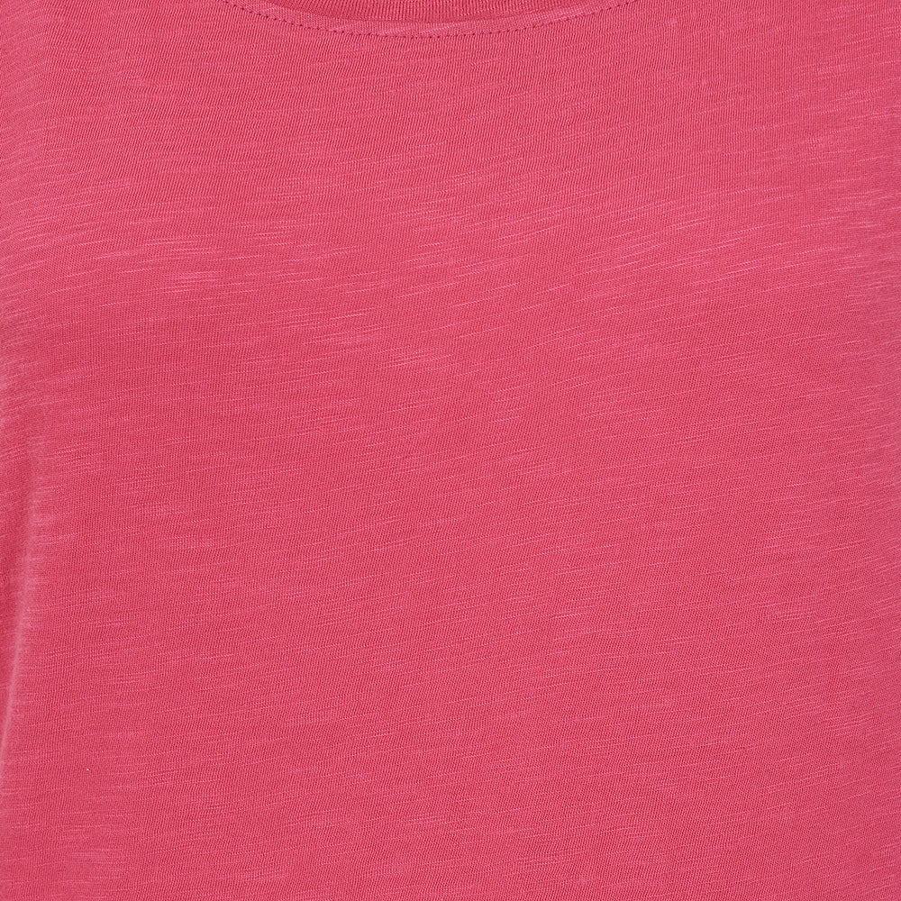 LJ163 - Ladies Roll Sleeve Tee - Cherry