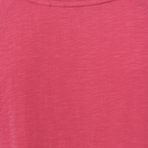 LJ163 - Ladies Roll Sleeve Tee - Cherry