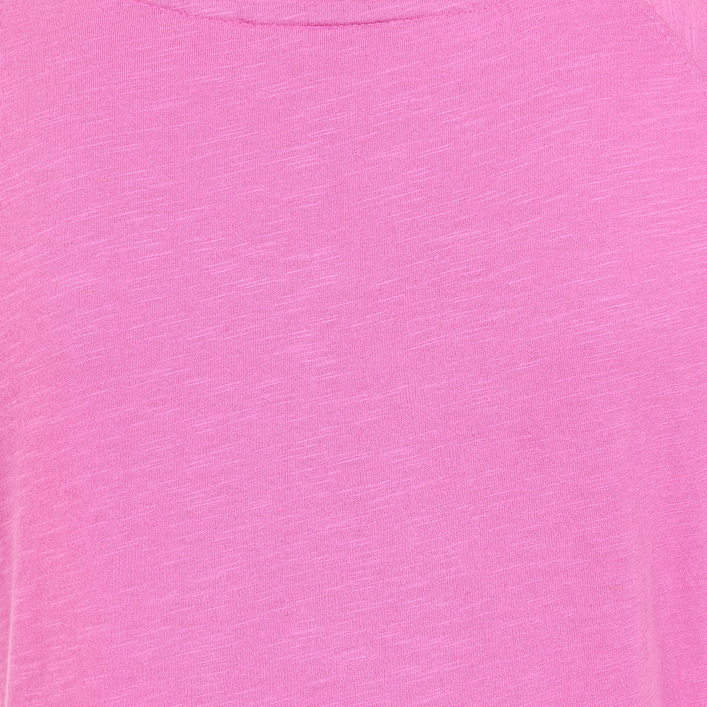 LJ163 - Ladies Roll Sleeve Tee - Raspberry