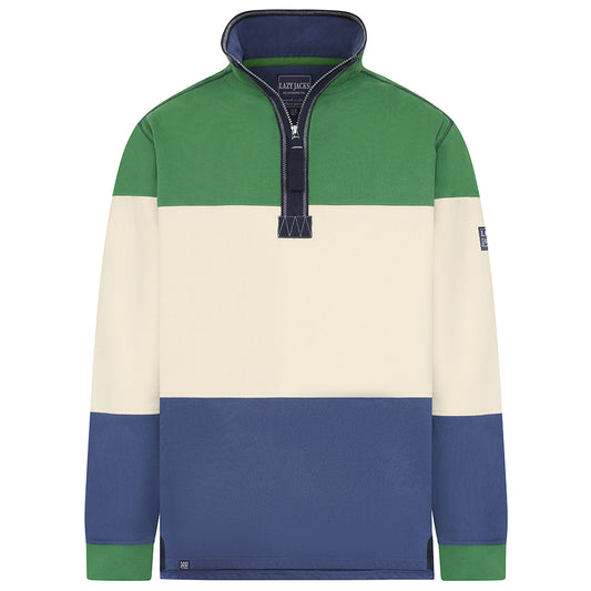 LJ19 - Men's Colour Block Sweatshirt -Fairway