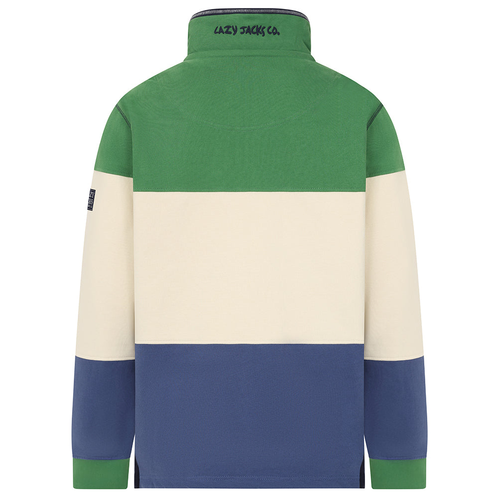 LJ19 - Men's Colour Block Sweatshirt -Fairway