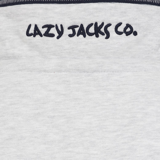 LJ19 - Men's Colour Block Sweatshirt - Rouge