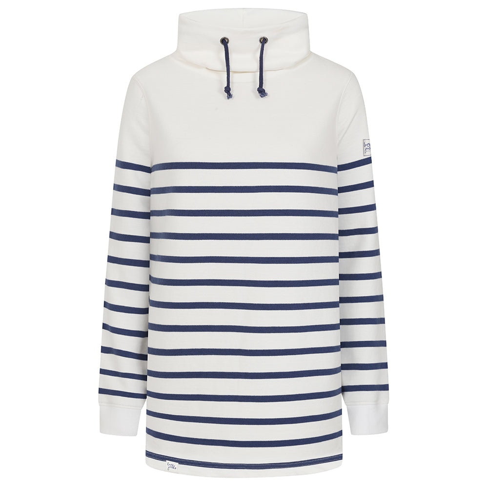LJ20 - Ladies Draw String Roll Neck Sweatshirt - Twilight