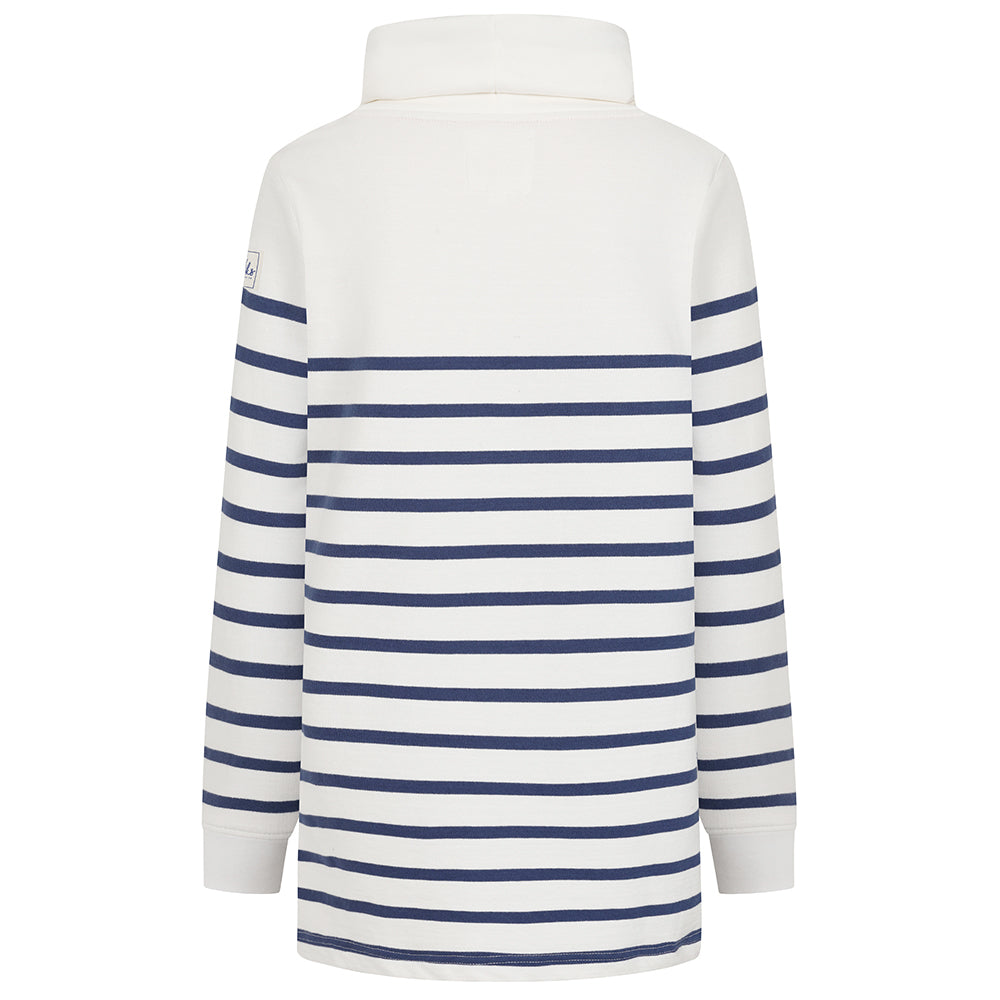 LJ20 - Ladies Draw String Roll Neck Sweatshirt - Twilight