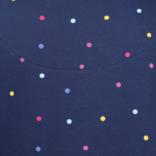 LJ20 Polka Dot - Roll Neck Sweatshirt - Multicoloured Spot