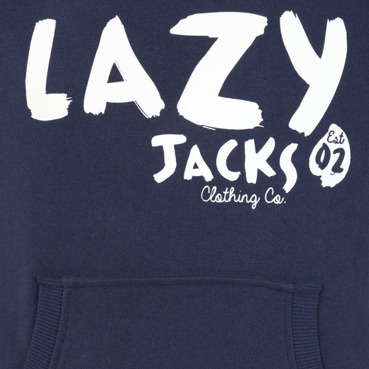 LJ21C - Boy's Hooded Sweatshirt - Marine