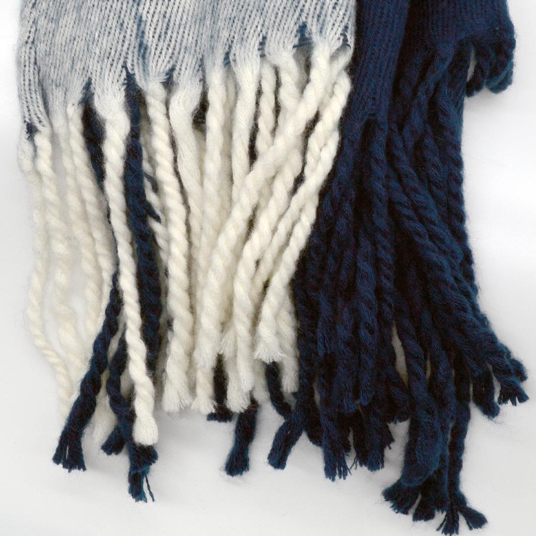 LJ226 - Blanket Scarf - Marine