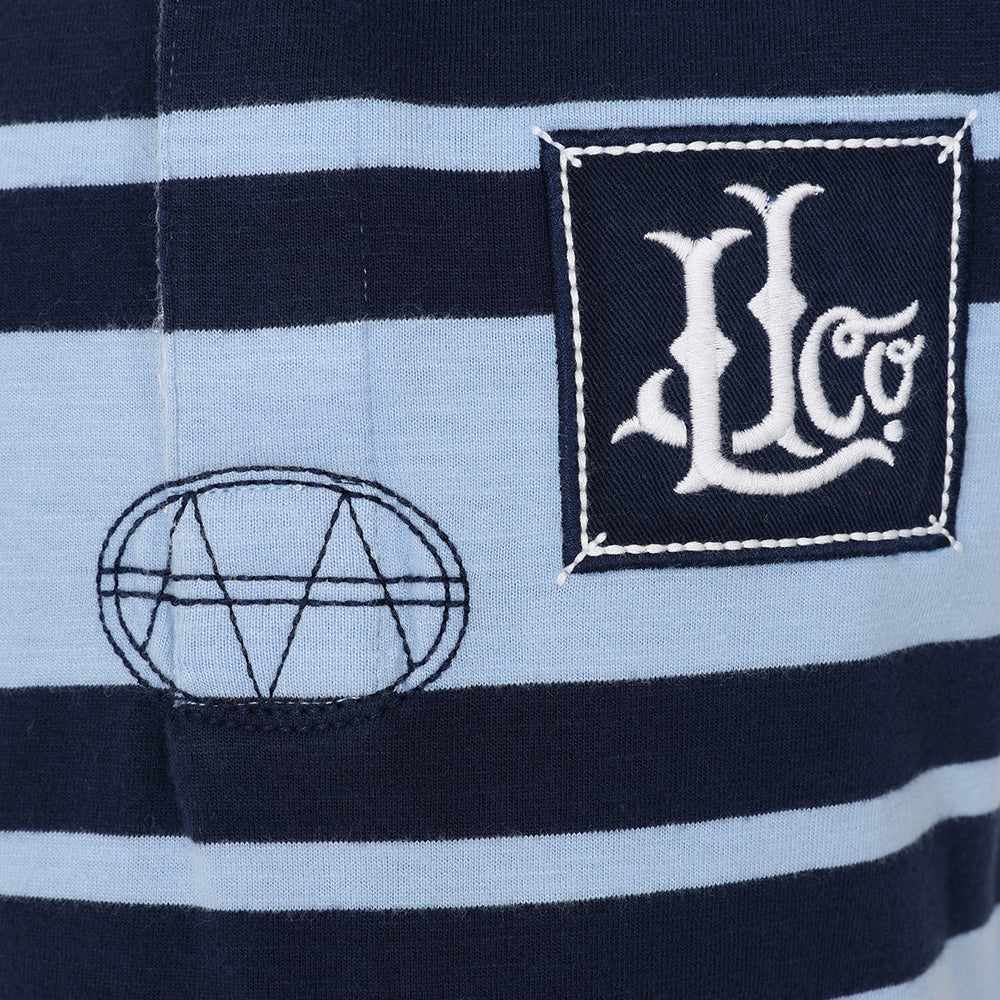 LJ27C - Short Sleeve Rugby Shirt - Sky