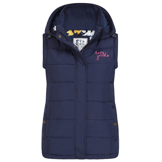 LJ29 - Gilet With Posy Lining - Marine