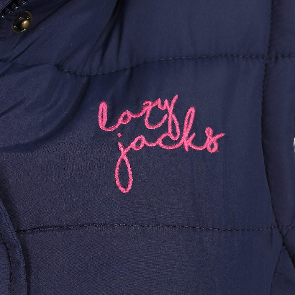 LJ29 - Gilet With Posy Lining - Marine