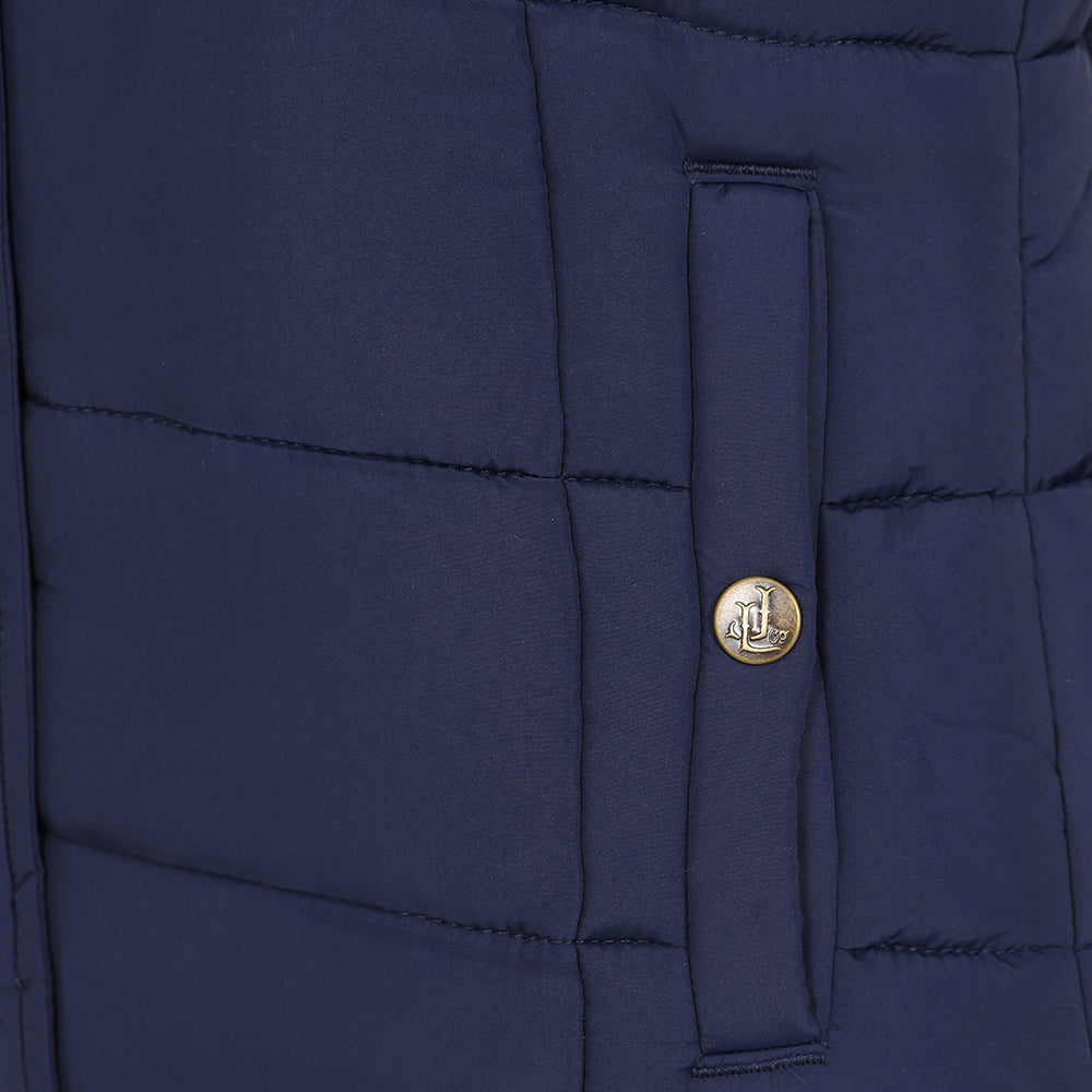 LJ29 - Gilet With Posy Lining - Marine