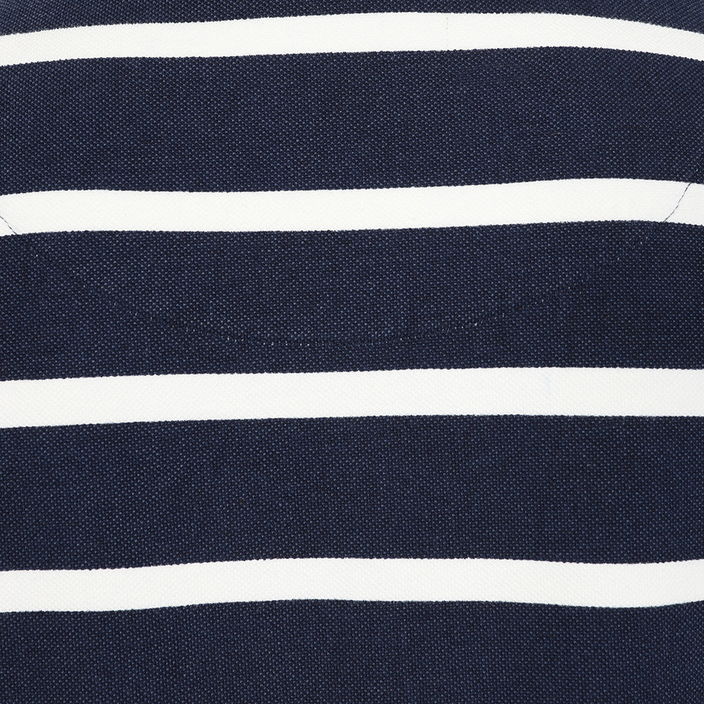 LJ301S - Pique Button Neck Sweatshirt - Twilight