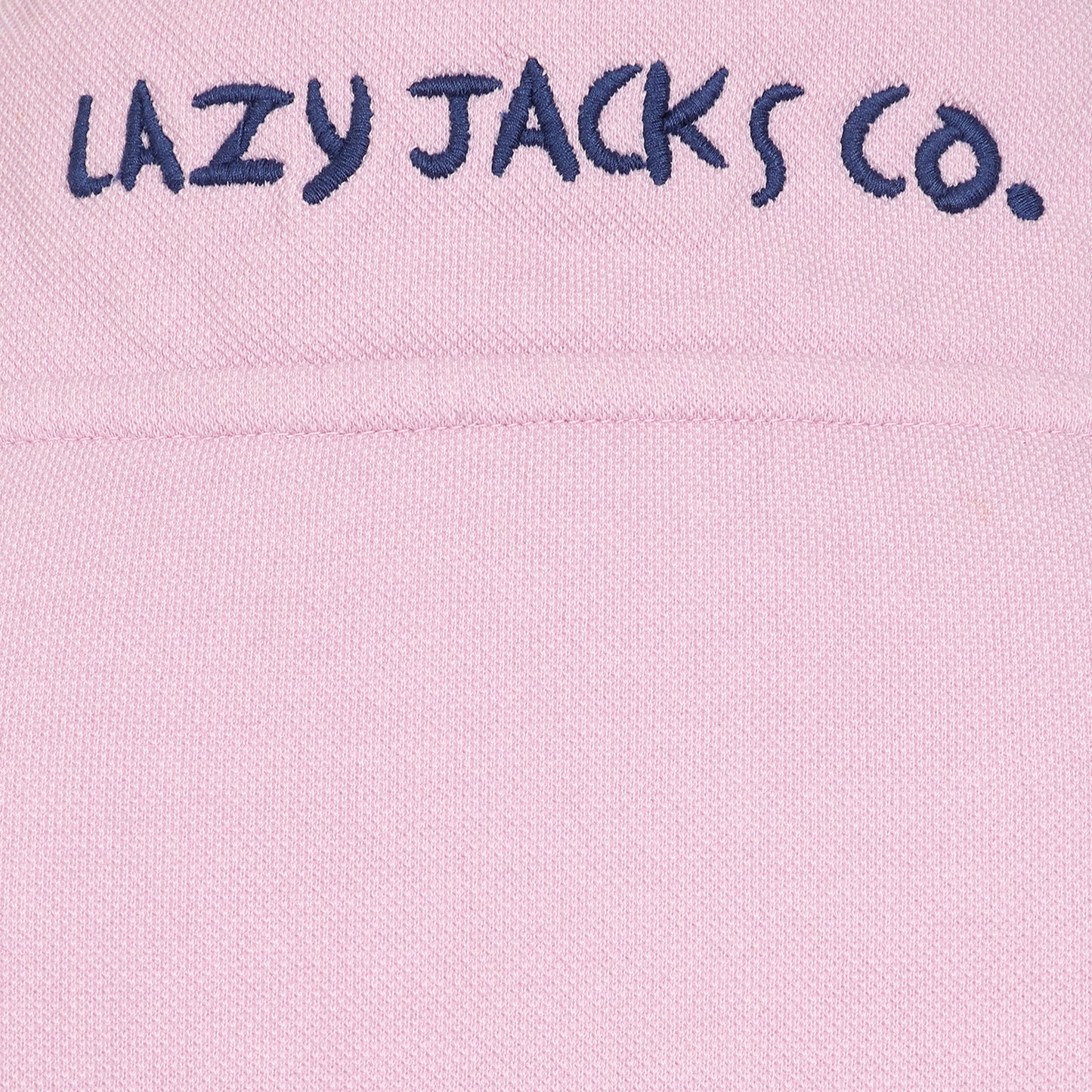 LJ301 - Pique Button Neck Sweatshirt - Pink