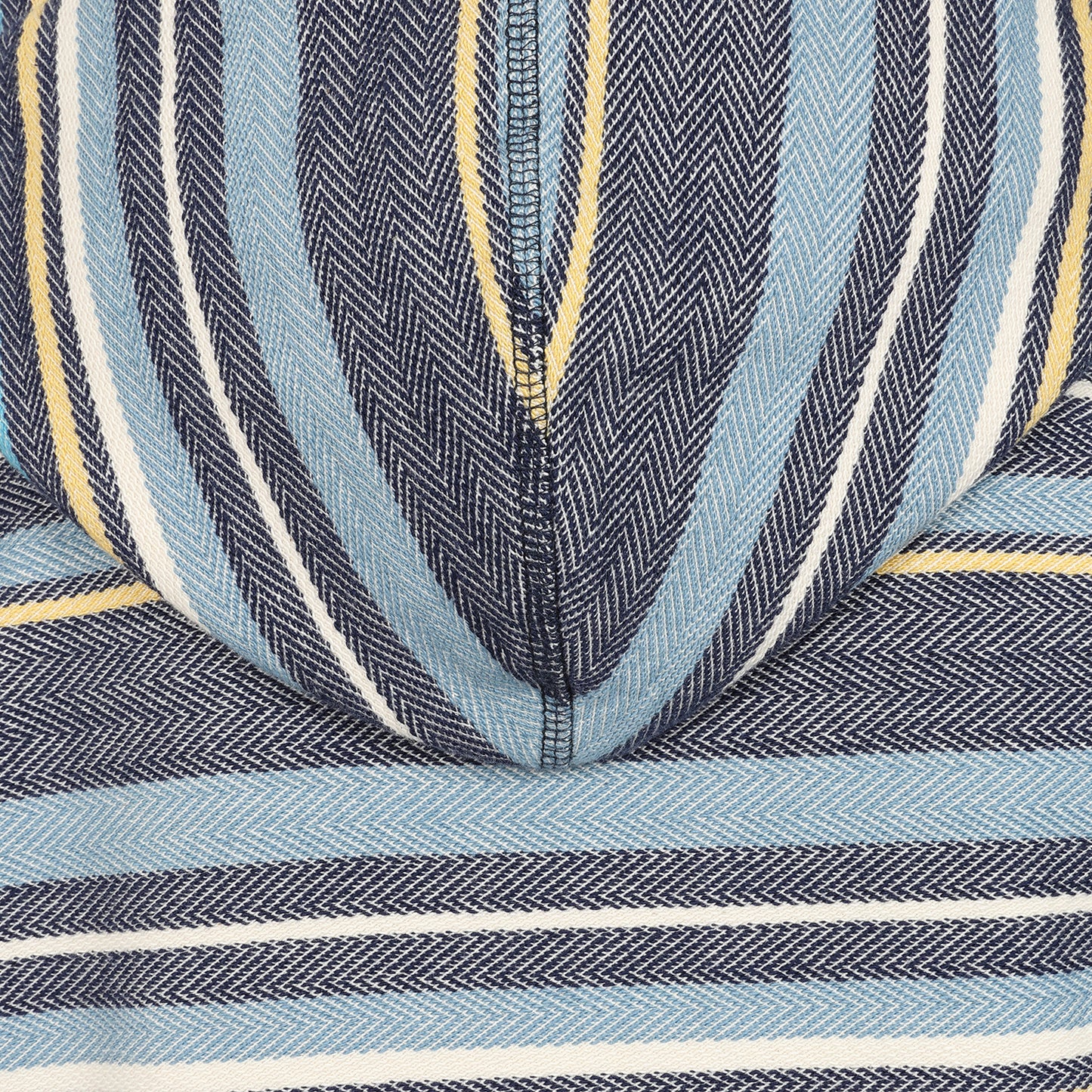 LJ302 - Textured Striped Hooded Sweatshirt - Twilight