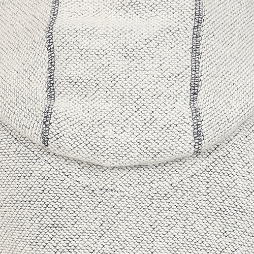 LJ303 - Ladies Full Zip Textured Hoodie - Grey Marl