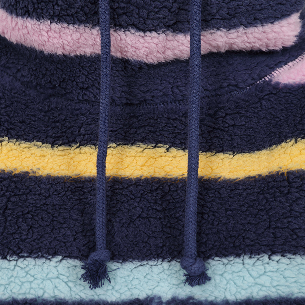 LJ30S - Striped Roll Neck Snug - Twilight