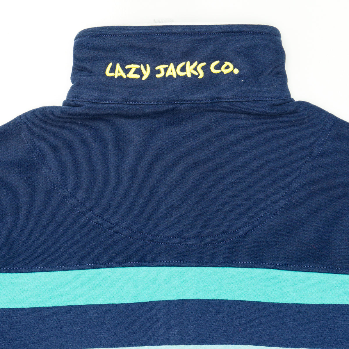 LJ32 - Full Zip Striped Sweatshirt - Twilight Pistachio