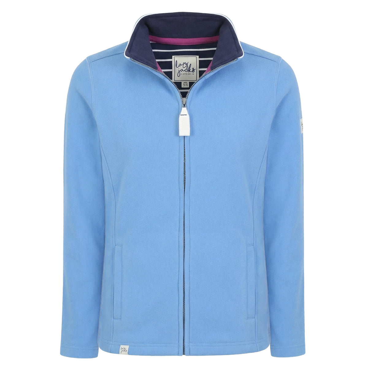 LJ33 - Ladies Full Zip Sweatshirt - Blue