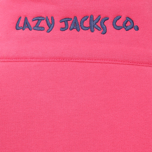 LJ33 - Ladies Full Zip Sweatshirt - Cherry