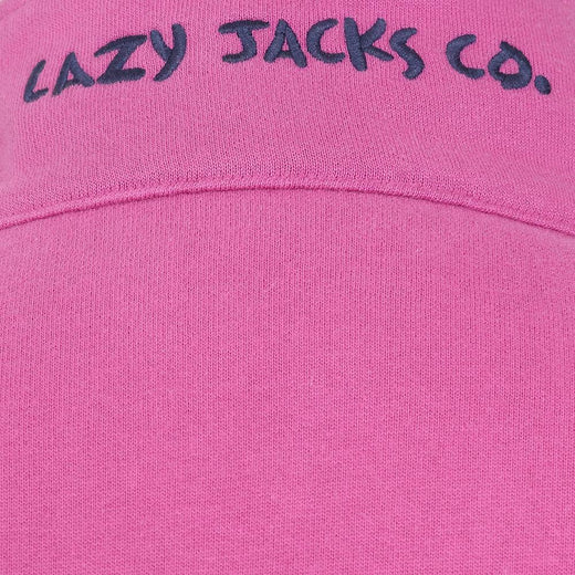 LJ3 - Ladies Quarter Zip Sweatshirt - Raspberry