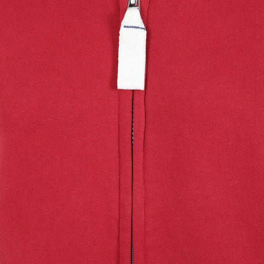 LJ33 - Ladies Full Zip Sweatshirt - Red
