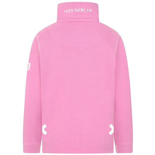 LJ3C - Girls 1/4 Zip - Candy floss