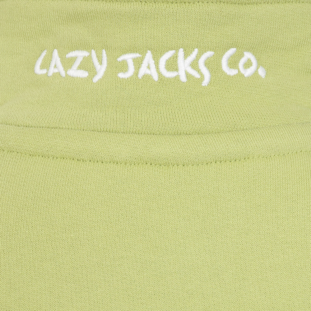 LJ3C - Girl's 1/4 Zip Sweatshirt - Pistachio