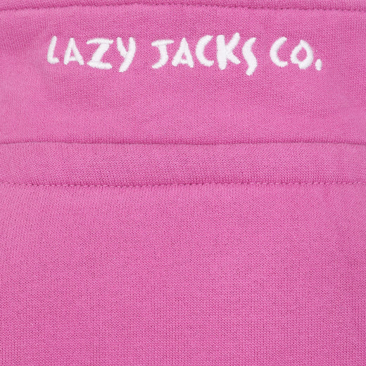 LJ3C - Girls Quarter Zip - Raspberry