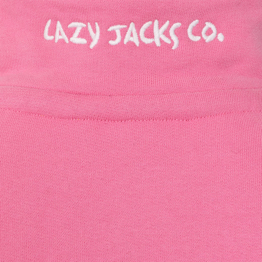 LJ3C - Girl's 1/4 Zip Sweatshirt - Salmon