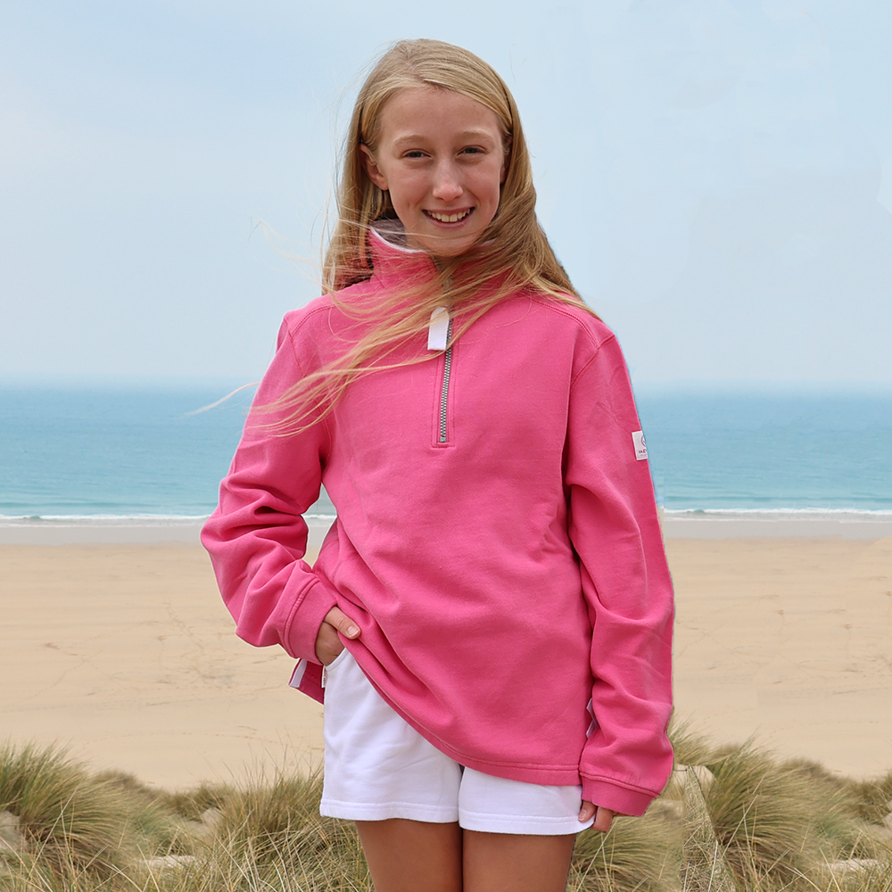 LJ3C - Girl's 1/4 Zip - Sorbet