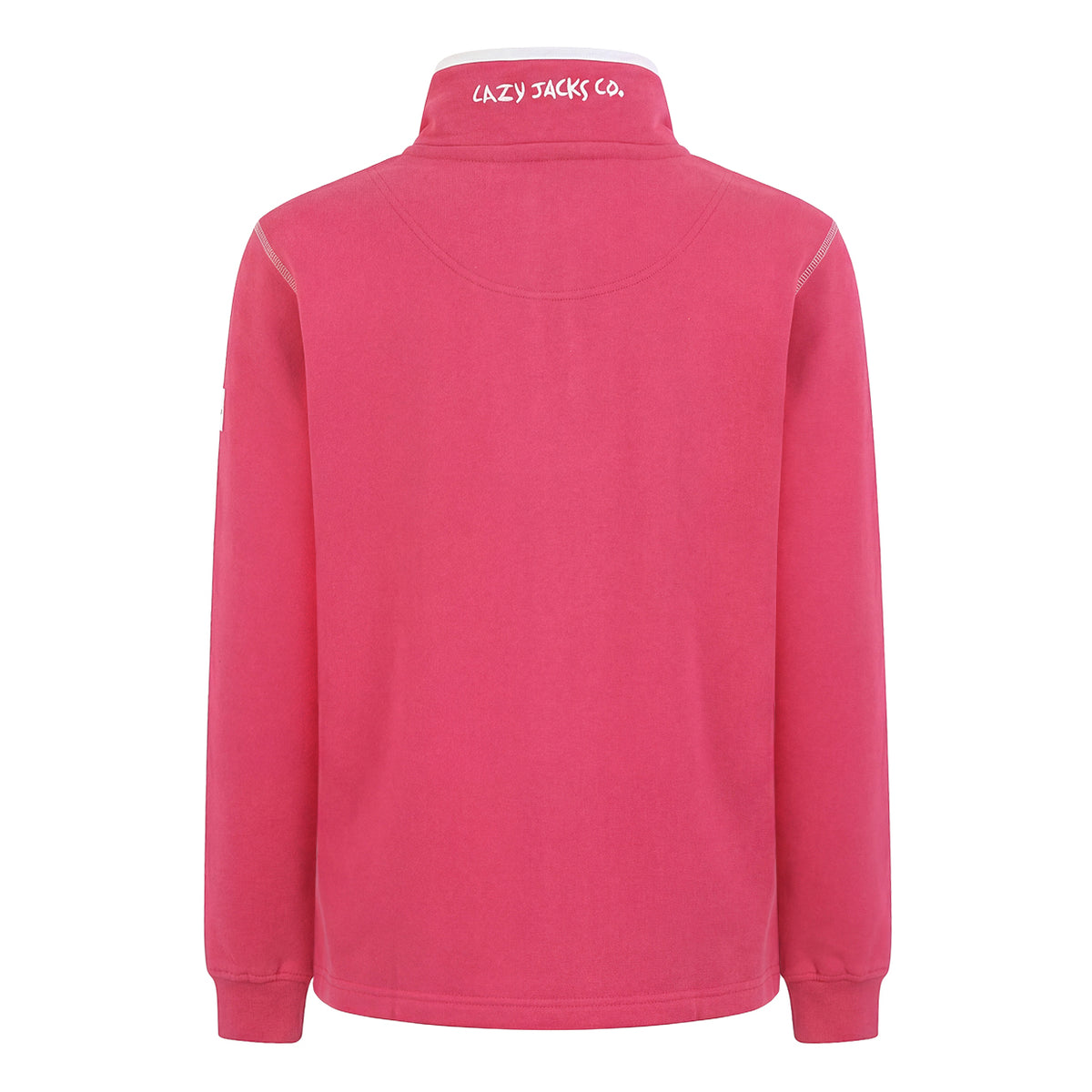 LJ3 - Ladies 1/4 Zip Sweatshirt - Cherry
