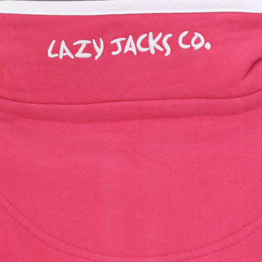 LJ3 - Ladies 1/4 Zip Sweatshirt - Cherry