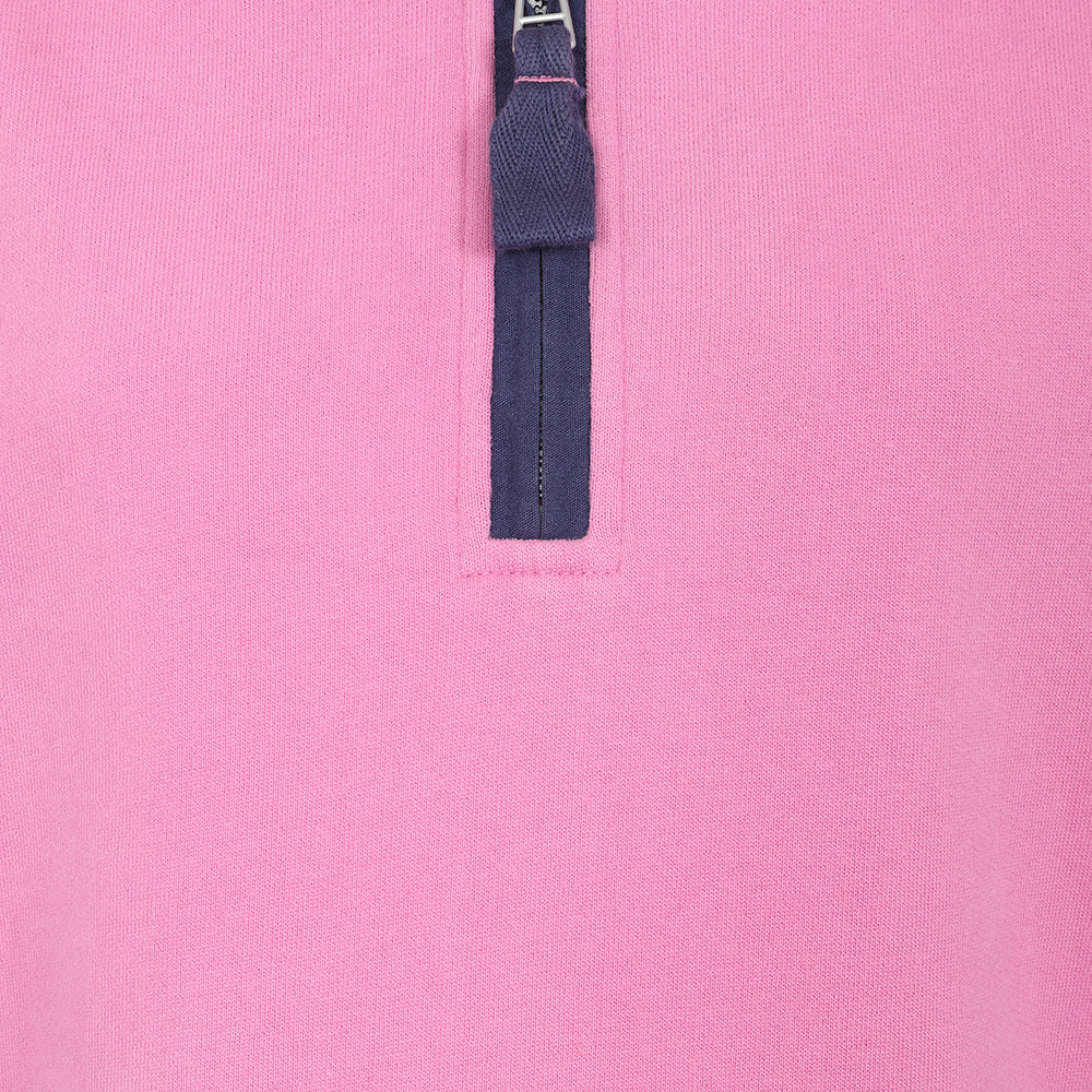LJ3 - Ladies' 1/4 Zip Sweatshirt - Candyfloss