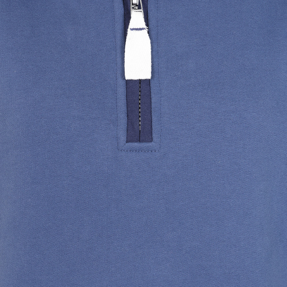 LJ3 - Ladies 1/4 Zip Sweatshirt - Denim