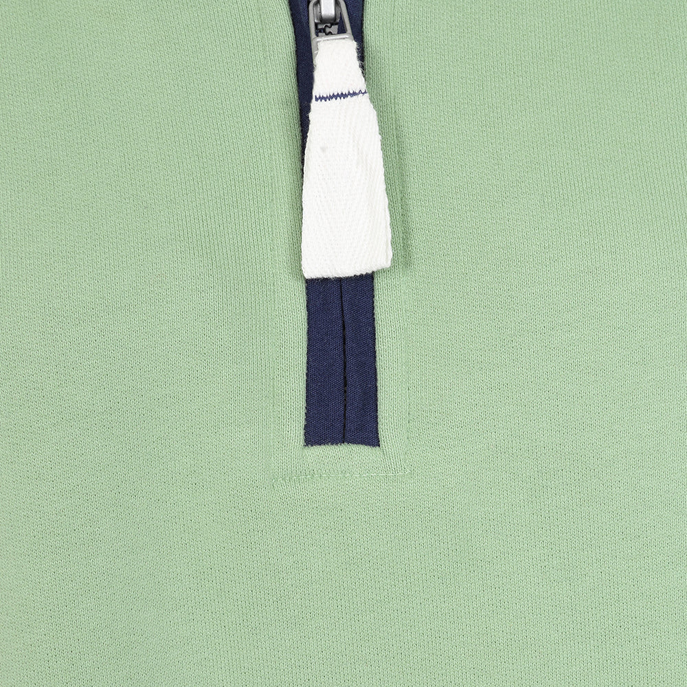 LJ3 - Ladies 1/4 Zip Sweatshirt - Grass