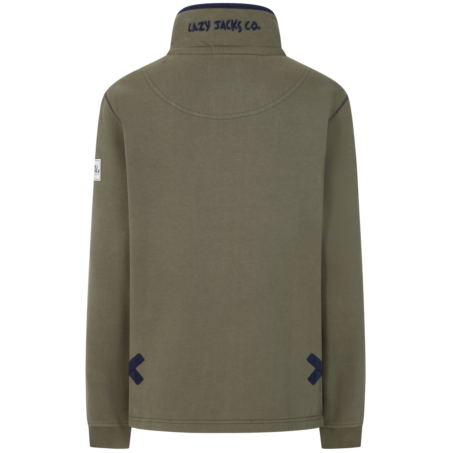 LJ3 - Ladies' 1/4 Zip Sweatshirt - Khaki