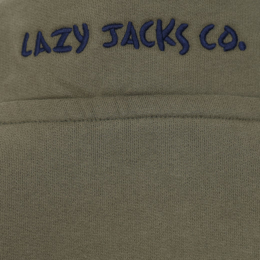 LJ3 - Ladies' 1/4 Zip Sweatshirt - Khaki