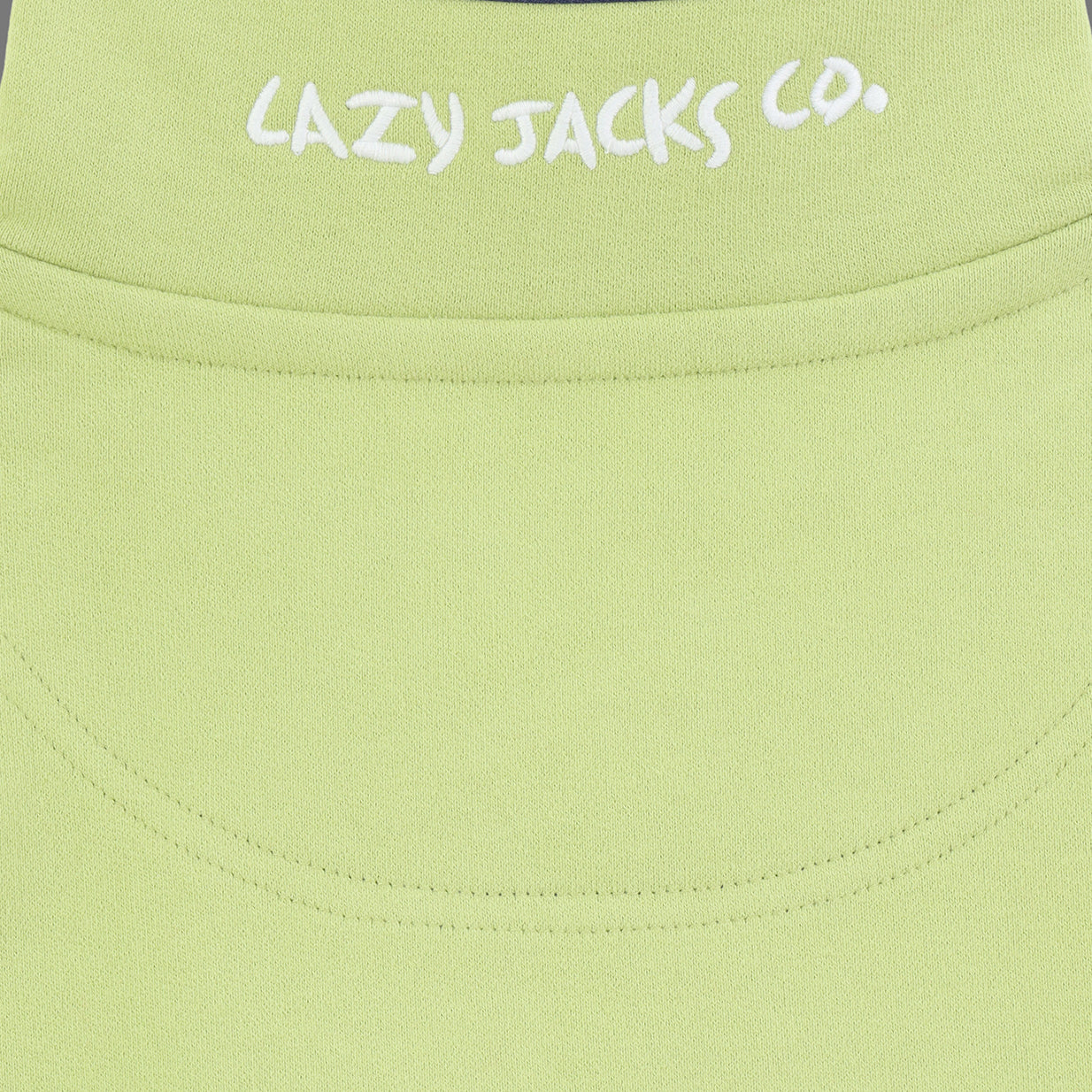 LJ3 - Ladies 1/4 Zip Sweatshirt - Lime