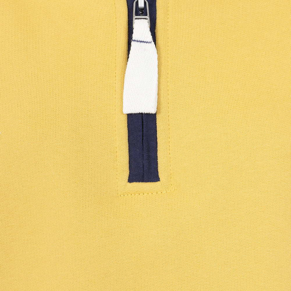 LJ3 - Ladies 1/4 Zip Sweatshirt - Lemon