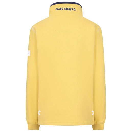 LJ3 - Ladies 1/4 Zip Sweatshirt - Lemon