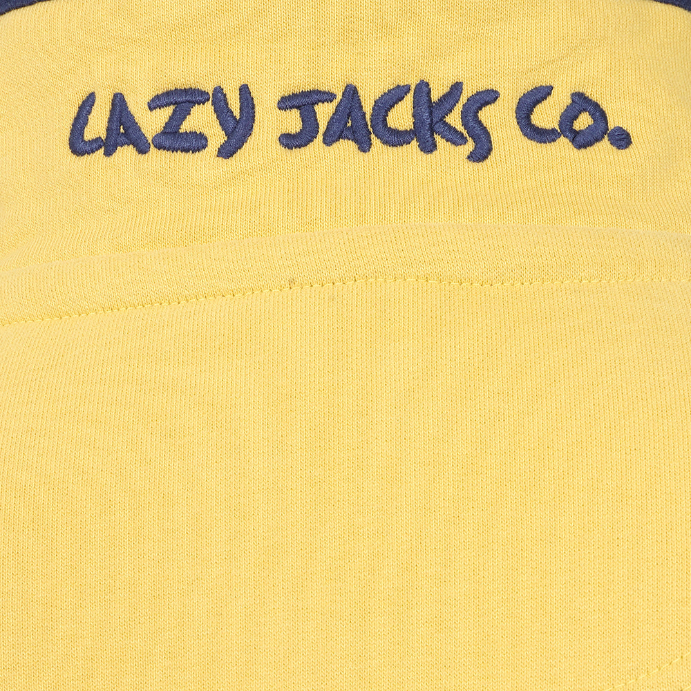 LJ3 - Ladies 1/4 Zip Sweatshirt - Lemon