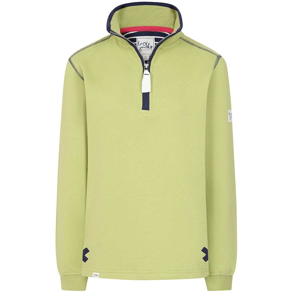 LJ3 - Ladies 1/4 Zip Sweatshirt - Pistachio