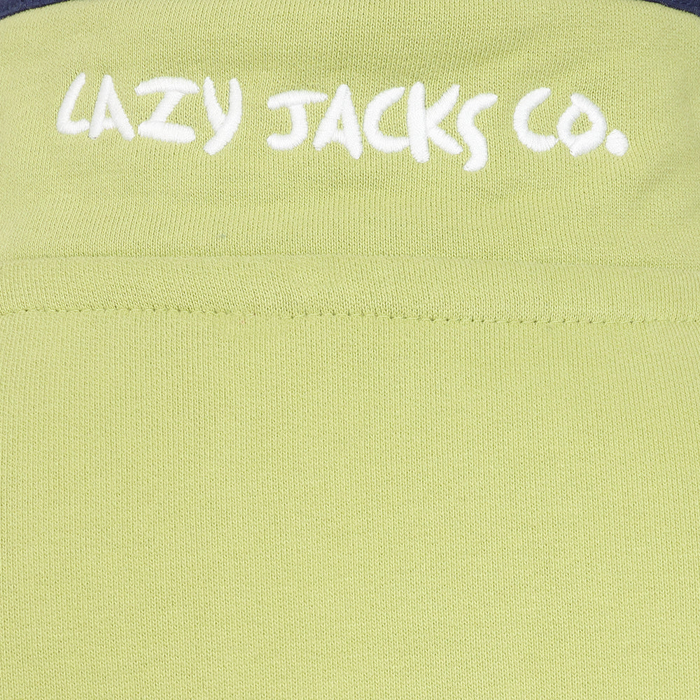 LJ3 - Ladies 1/4 Zip Sweatshirt - Pistachio