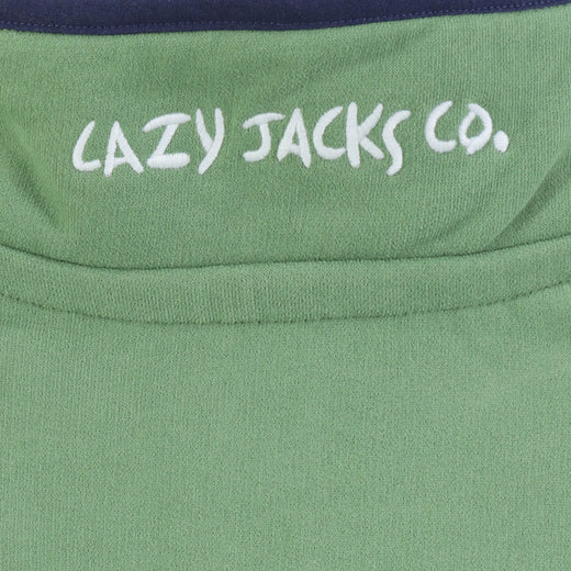 LJ3 - Ladies 1/4 Zip Sweatshirt - Samphire