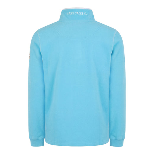LJ3 - Ladies 1/4 Zip Sweatshirt - Turquoise