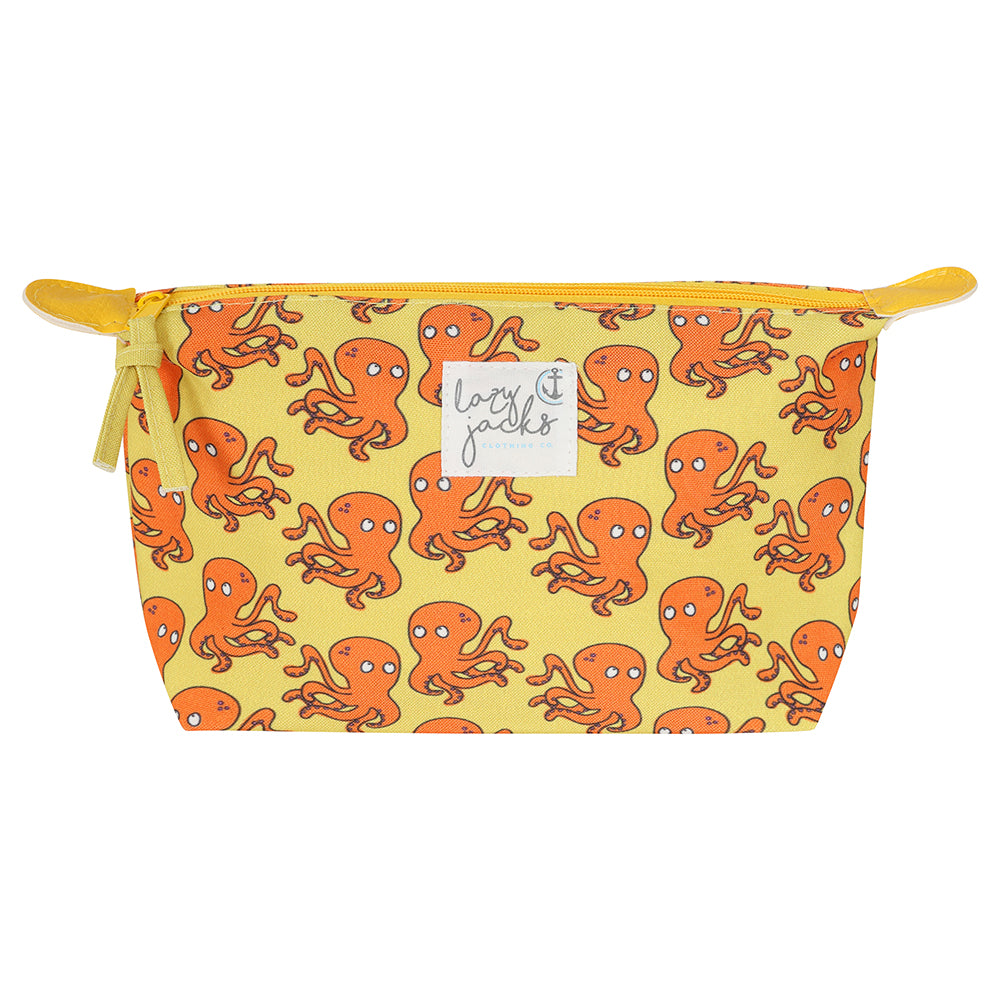 Cosmetic and Wash Bag Pair - Octopus